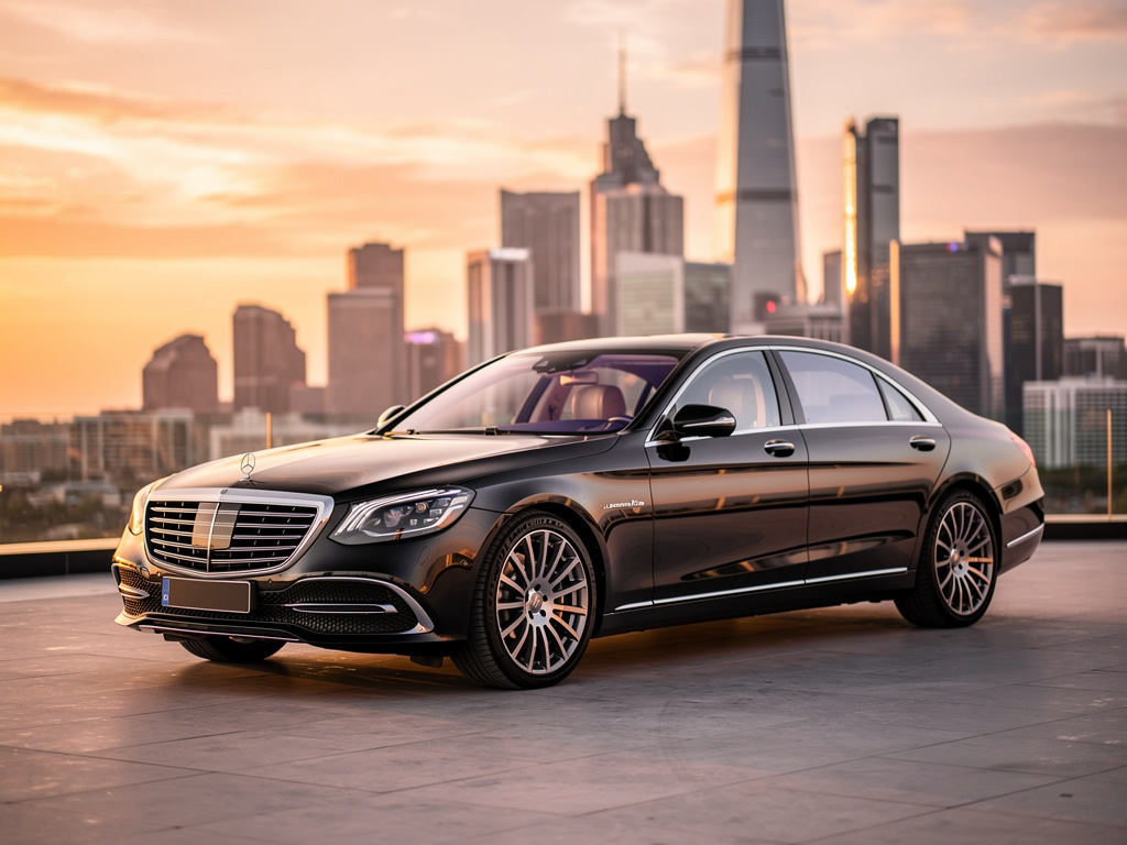 Black Car — Mercedes S500 in Houston in Houston